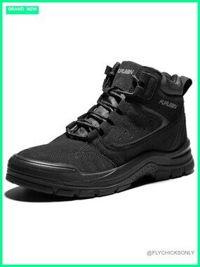 Steel Toe Work Boots Lightweight Slip Resistant Suede Ankle Boots for Work